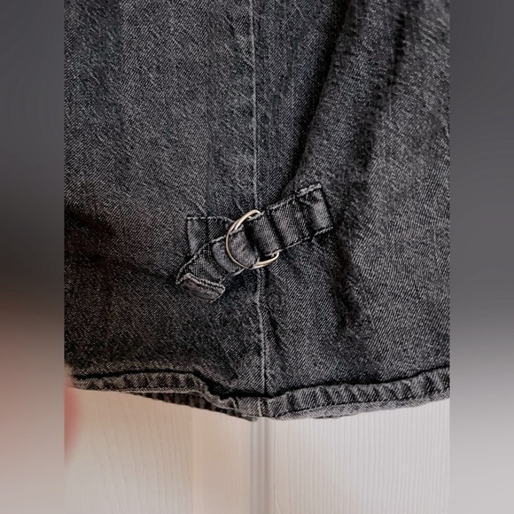 Promod Dark blue grey Denim Vest with Button Closure - Picture 7 of 7